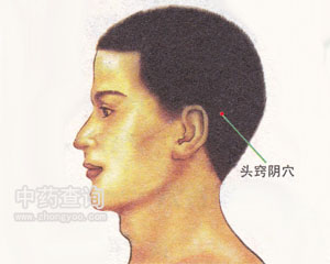 头窍阴穴位